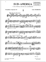 Sud America - Lino Florenzo - Partition - Saxophone